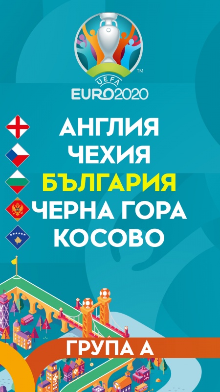 Програма на мачовете на България в квалификациите за Евро 2020